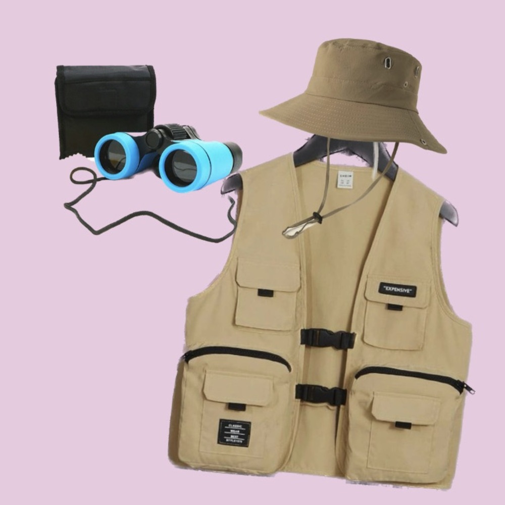 Unisex safari costume bird watcher